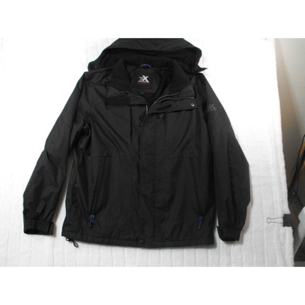 ZeroXposur Jacket Women M Black Excellent Hooded Windbreaker Q64440